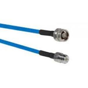 DESCRIPTION: (11) PLENUM CABLE BRAND/MODEL: RF CONNECTORS #P2RFC-2184-158 INFORMATION: BLUE RETAIL$: $129.00 EA SIZE: LOW PIM 4.3-10 FEMALE TO 7/16 DI