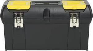 DESCRIPTION: (1) TOOL BOX BRAND/MODEL: STANLEY #19YU45 RETAIL$: $41.15 EA SIZE: 23 1/2 in Overall Wd, 11 3/8 in Overall Dp, 10 7/8 in Overall Ht, Padl