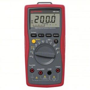 DESCRIPTION: (1) TRUE-REMS ELECTRICAL CONTRACTOR MULTIMETER BRAND/MODEL: AMPROBE #AM-530 RETAIL$: $151.15 EA SIZE: CAT III 600V, TRMS, 600 V Max AC Vo