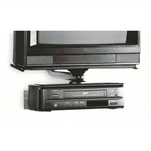 DESCRIPTION: (1) VCR/DVD MOUNTING BRACKET BRAND/MODEL: PEERLESS #1HA91 INFORMATION: BLACK RETAIL$: $61.71 EA SIZE: 50 LB CAPACITY QTY: 1