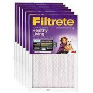 DESCRIPTION: (4) ALLERGEN REDUCTION PLUS DUST FILTER BRAND/MODEL: 3M FILTRETE RETAIL$: $60.00 EA SIZE: 20X25X1 QTY: 4