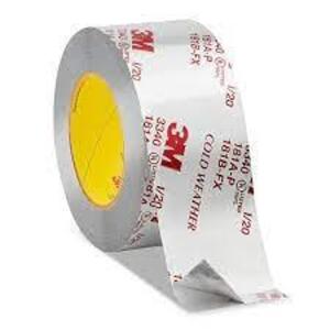 DESCRIPTION: (1) CASE OF (9) ROLLS OF FOIL TAPE BRAND/MODEL: 3M #3340 INFORMATION: SILVER RETAIL$: $42.00 A ROLL SIZE: 2.5X50 QTY: 1