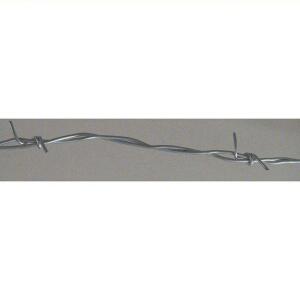 DESCRIPTION: (1) BOX OF BARBED WIRE BRAND/MODEL: PART NUMBER #4LVP3 RETAIL$: 266 SIZE: 15 1/2 GAUGE 1320 FT QTY: 1