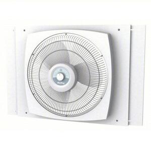 DESCRIPTION: (1) REVERSIBLE WINDOW FAN BRAND/MODEL: AIR KING #2EJR6 INFORMATION: WHITE RETAIL$: $120.11 EA SIZE: 16" QTY: 1