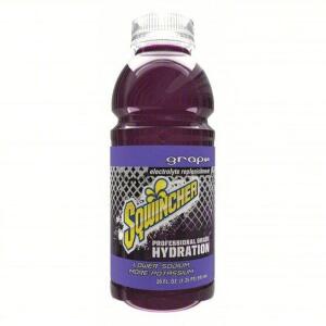 DESCRIPTION: (18) SPORTS DRINK READY TO DRINK BRAND/MODEL: SQWINCHER #6KHX4 INFORMATION: GRAPE RETAIL$: $5.00 EA SIZE: 20 OZ QTY: 18