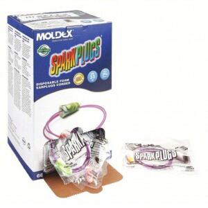 DESCRIPTION: (1) BOXES OF (100) PACKS OF EAR PLUGS BRAND/MODEL: MOLDEX #2FLL2 INFORMATION: MULTICOLOR RETAIL$: $48.57 PER BOX SIZE: 33 DB NRR QTY: 1