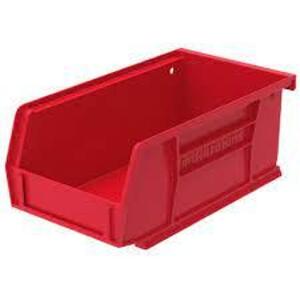 DESCRIPTION: (6) STORAGE BINS BRAND/MODEL: ULINE INFORMATION: RED SIZE: 12X4 QTY: 6