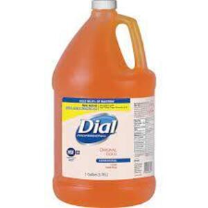 DESCRIPTION: (1) ANTIBACTERIAL LIQUID HAND SOAP BRAND/MODEL: DIAL RETAIL$: 23.75 SIZE: 1 GALLON QTY: 1