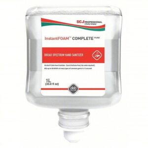 DESCRIPTION: (4) HAND SANITIZER REFILL BRAND/MODEL: SCH INSTANTFOAM COMPLETE #54TT89 RETAIL$: $30.50 EA SIZE: 1L QTY: 4