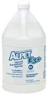 DESCRIPTION: (2) HAND SANITIZER SPRAY BRAND/MODEL: ALPET RETAIL$: $35.00 EA SIZE: 1 GALLON QTY: 2