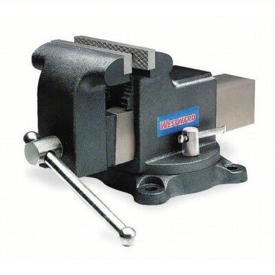 DESCRIPTION: (1) COMBINATION VISE BRAND/MODEL: WESTWARD/4YP27G INFORMATION: SERRATED, SWIVEL RETAIL$: $121.40 SIZE: 5" MAX OPENING, 5" JAW WIDTH QTY: