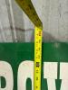 DESCRIPTION: 54" X 15" METAL "POWDER RIVER" SIGN LOCATION: MAIN WAREHOUSE - 4