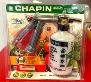 DESCRIPTION: (4) PROFESSIONAL ALL-PURPOSE SPRAYERS WITH METER DIAL BRAND/MODEL: CHAPIN G362 RETAIL$: $25.30 EACH LOCATION: RETAIL SHOP QTY: 4