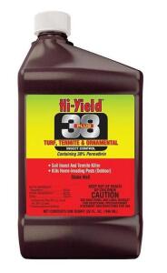 DESCRIPTION: (4) 16 OZ. BOTTLES OF 38 PLUS TURF, TERMITE & ORNAMENTAL INSECT CONTROL WITH 38% PERMETHRIN BRAND/MODEL: HI-YIELD 31331-1-0619-CL LOCATIO