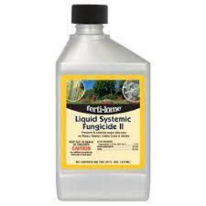 DESCRIPTION: (7) 16 OZ. BOTTLES OF LIQUID SYSTEMIC FUNGICIDE II BRAND/MODEL: FERTI-LOME 11377-0516-CL RETAIL$: $9.50 EACH LOCATION: RETAIL SHOP QTY: 7