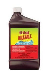 DESCRIPTION: (6) 32 OZ. BOTTLES OF KILLZALL AQUATIC HERBICIDE BRAND/MODEL: HI-YIELD RETAIL$: $19.65 EACH LOCATION: RETAIL SHOP QTY: 6