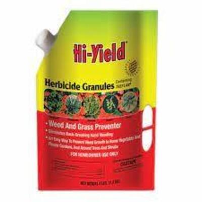 DESCRIPTION: (5) 4 LB. BAGS OF HERBICIDE GRANULES CONTAINING TREFLAN BRAND/MODEL: HI-YIELD 22742-0120-YS LOCATION: RETAIL SHOP QTY: 5