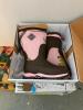 DESCRIPTION: PAIR OF KID'S RUGGED II BOOTS BRAND/MODEL: MUCK RG2-4RAP INFORMATION: BROWN/PINK REAL TREE APC SIZE: KIDS 1 RETAIL$: $74.99 LOCATION: RET - 5