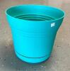 DESCRIPTION: (8) 12" SATURN PLASTIC PLANTER-CALYPSO BRAND/MODEL: BLOEM RETAIL$: $17.99 EACH SIZE: 12.3" WIDTH LOCATION: STORE - 2