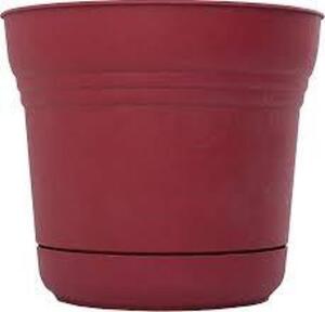 DESCRIPTION: (8) 10" SATURN PLASTIC PLANTER- UNION RED BRAND/MODEL: BLOEM RETAIL$: $7.99 EACH SIZE: 9.8" WIDTH LOCATION: STORE