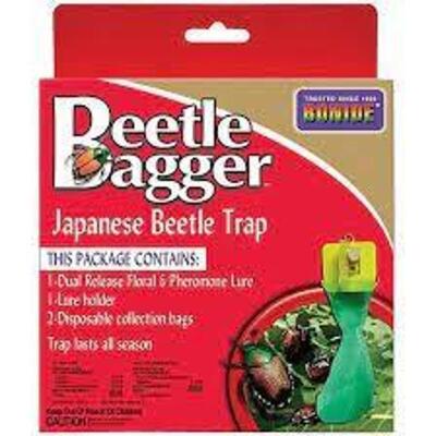 DESCRIPTION: (10) JAPANESE BEETLE TRAP KIT BRAND/MODEL: BONIDE RETAIL$: $11.75 EACH LOCATION: STORE