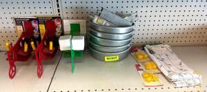 DESCRIPTION: ASSORTED FEEDERS AND SUPPLIES AS SHOWN LOCATION: STORE