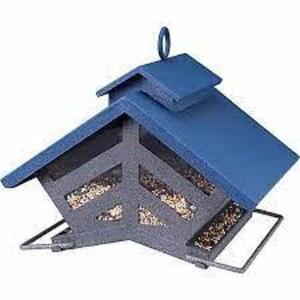 DESCRIPTION: CHALET METAL HOPPER BIRD FEEDER BRAND/MODEL: AUDUBON RETAIL$: $39.99 LOCATION: STORE