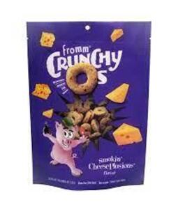 DESCRIPTION: (14) BAGS OF SMOKIN' CHEESEPLOSION CRUNCHY O'S BRAND/MODEL: FROMM LOCATION: RETAIL SHOP QTY: 14