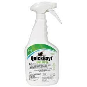 DESCRIPTION: (9) 3 OZ. BOTTLES OF QUICKBAYT SPOT SPRAY BRAND/MODEL: BAYER RETAIL$: $13.95 EACH LOCATION: RETAIL SHOP QTY: 9