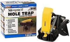 DESCRIPTION: MOLE TRAP BRAND/MODEL: MOTOMCO RETAIL$: $26.70 LOCATION: RETAIL SHOP QTY: 1