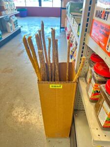 DESCRIPTION: BOX OF PORKIES STICKS BRAND/MODEL: JJ FUDS LOCATION: RETAIL SHOP QTY: 1