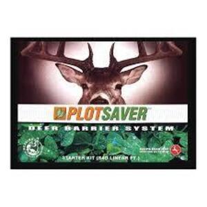 DESCRIPTION: (4) 3 ACRE KITS OF DEER BARRIER SYSTEM BRAND/MODEL: PLOTSAVER RETAIL$: $26.60 EACH LOCATION: RETAIL SHOP QTY: 4