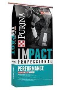 DESCRIPTION: (4) 50 LB. BAGS OF IMPACT PROFESSIONAL PERFORMANCE FEED FOR HORSES BRAND/MODEL: PURINA INFORMATION: SEE PHOTOS FOR MORE DETAILS LOCATION: