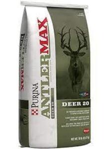 DESCRIPTION: (3) 50 LB. BAGS OF ANTLERMAX DEER 20 CLIMATE GUARD FEED BRAND/MODEL: PURINA INFORMATION: SEE PHOTOS FOR MORE DETAILS LOCATION: RETAIL SHO