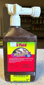 DESCRIPTION: (6) 1 QT. BOTTLES OF BUG BLASTER BIFENTHRIN 2.4 BRAND/MODEL: HI-YIELD 32297 LOCATION: STOCK ROOM QTY: 6