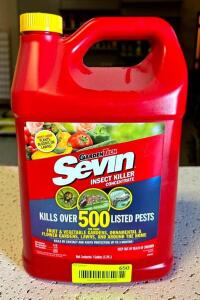 DESCRIPTION: 1 GALLON JUG OF SEVIN INSECT KILLER CONCENTRATE BRAND/MODEL: GARDEN TECH AAY080519RT LOCATION: STOCK ROOM QTY: 1