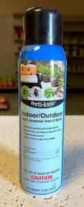 DESCRIPTION: (5) 16 OZ. CANS OF INDOOR/OUTDOOR MULTI-PURPOSE INSECT SPRAY BRAND/MODEL: FERTI-LOME 10043 LOCATION: STOCK ROOM QTY: 5