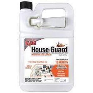 DESCRIPTION: (3) 1 GALLON JUGS OF HOUSEHOLD PEST CONTROL BRAND/MODEL: HOUSE GUARD 46540 LOCATION: STOCK ROOM QTY: 3