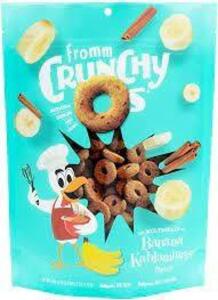 DESCRIPTION: (27) BAGS OF BANANA KABLAMMA CRUNCY O'S BRAND/MODEL: FROMM LOCATION: STOCK ROOM QTY: 27