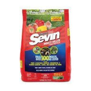 DESCRIPTION: (12) 10 LB. BAGS OF SEVIN INSECT KILLER LAWN GRANULES BRAND/MODEL: GARDEN TECH RT051617AZ LOCATION: STOCK ROOM QTY: 12