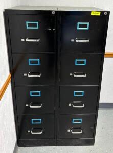 DESCRIPTION: (2) 4-DRAWER FILING CABINETS LOCATION: RETAIL OFFICE QTY: 2