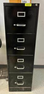 DESCRIPTION: 4-DRAWER FILING CABINET LOCATION: OFFICE QTY: 1