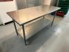 72" X 30" STAINLESS TABLE W/ UNDER SHELF - 2