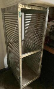 TWENTY PAN ROLL ABOUT TRAY RACK.