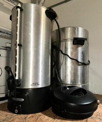 (2) ELECTRIC PERCOLATORS