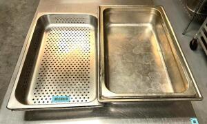 (4) ASSORTED FULL SIZE INSERTS AND WATER PANS
