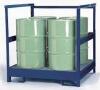 DESCRIPTION: (1) TRANSPORT SPILL PALLET BRAND/MODEL: DENIOS #21WK64 INFORMATION: BLUE RETAIL$: $2141.35 EA SIZE: FOR 4 DRUMS, 66 GAL SPILL CAPACITY, 2