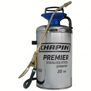 DESCRIPTION: (1) HANDHELD SPRAYER BRAND/MODEL: CHAPIN #6KY39 INFORMATION: STAINLESS STEEL RETAIL$: $188.41 EA SIZE: 42", 2 GALLON QTY: 1