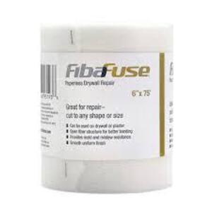 DESCRIPTION: (6) ROLLS OF PAPERLESS DRYWALL REPAIR BRAND/MODEL: FIBAFUSE RETAIL$: $8.68 PER ROLL SIZE: 6" X 75' QTY: 6