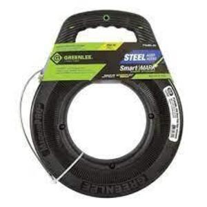 DESCRIPTION: (1) STEEL FISH TAPE BRAND/MODEL: GREENLEE #FTS438DL-150 RETAIL$: $140.00 EA SIZE: 1/8 WIDE 250 FT LONG QTY: 1